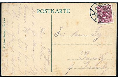 15 pfg. Fælles udg. på brevkort fra Apenrade d. 1.4.1920 til Gramby.
