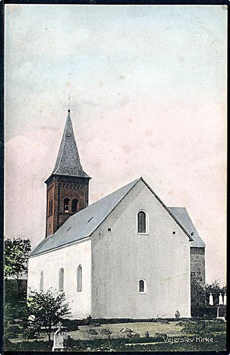 Vejerslev Kirke. Stenders no. 7099.