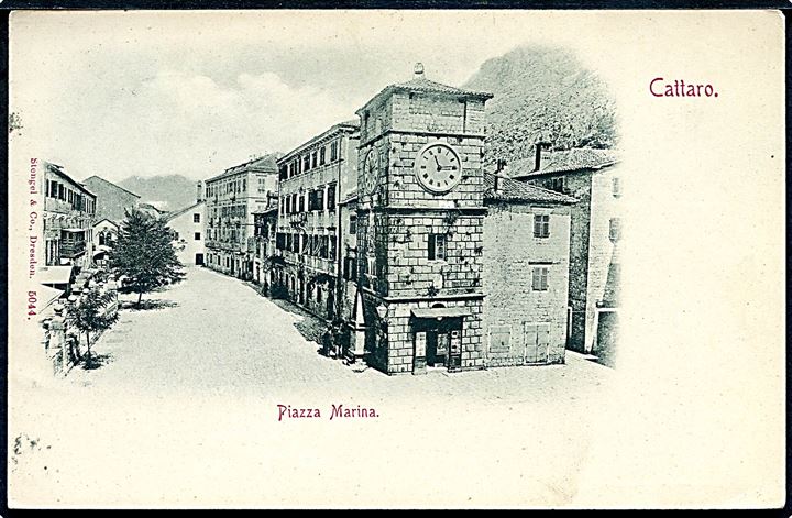 Cattaro (Kotor, Montenegro) Piazza Marina. No. 5044.