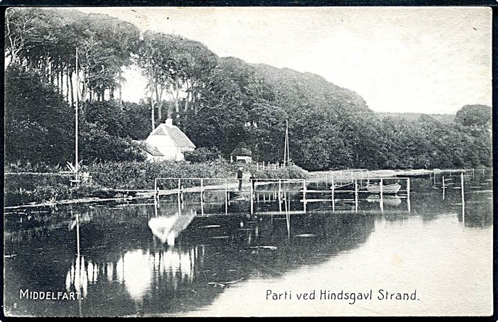 Middelfart, parti ved Hindsgavl Strand. J. G. Kreutzer no. 66.