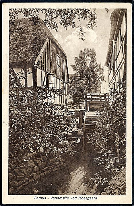 Aarhus. Vandmøllen ved Moesgaard. J. Chr. Petersen no. 50 V.