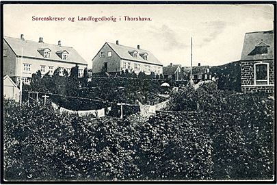 Thorshavn, Sorenskriver og Landsfogedbolig. H. N. Jacobsen no. 20124.