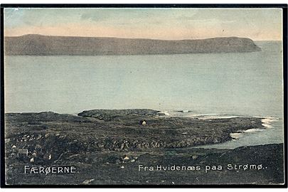Færøerne, Hvidenæs på Strømø. Stenders no. 10325.