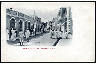 D.V.I., St. Thomas, Main street. u/no.