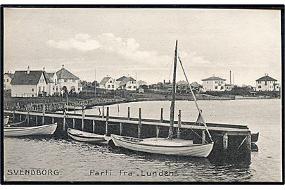Svendborg. Parti fra Lunden. Stenders no. 11165.