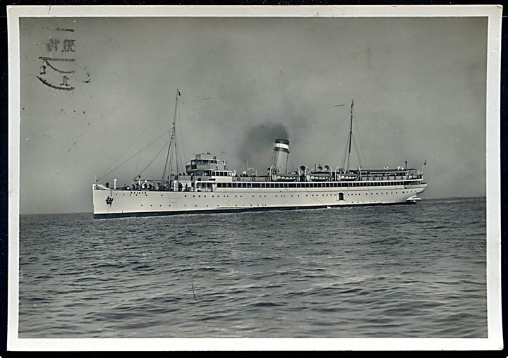 Kaiser, S/S, Hapag Seebäderdienst stemplet i Cuxhaven 1930.
