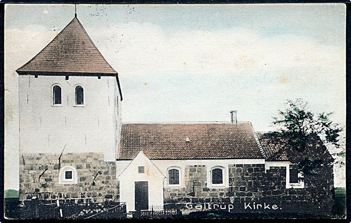 Galtrup kirke. Stenders no. 8717.