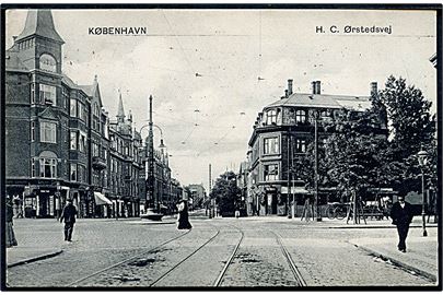 Købh., H. C. Ørstedsvej. P. Alstrup no. 9100.
