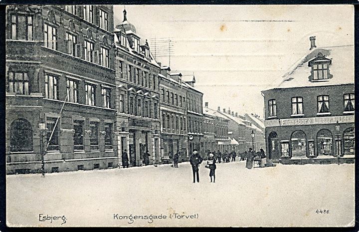 Esbjerg. Kongensgade ved Torvet. No. 4488. 