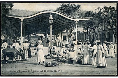 D.V.I., St. Thomas. Casimir Square. Lightbourn West India Serie u/no.