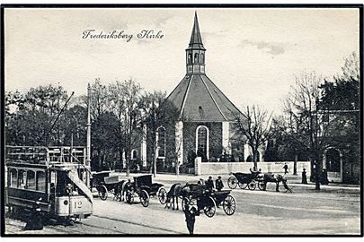 Købh., Frederiksberg. Kirken og Sporvogn no. 12. B.M. & Co. no. 233.