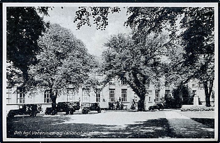 Købh., Den kongelige veterinær og landbohøjskole. Carl Fr. Mortensen/Stenders no. 83612.