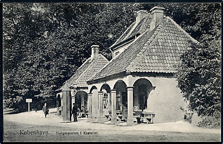 København. Norgesporten i Kastellet. Fritz Benzen type V no. 679.