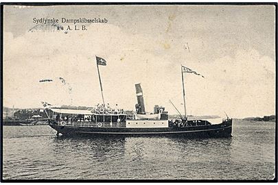 A.L.B., S/S, Sydfynske Dampskibsselskab. O. Petersen no. 1062.