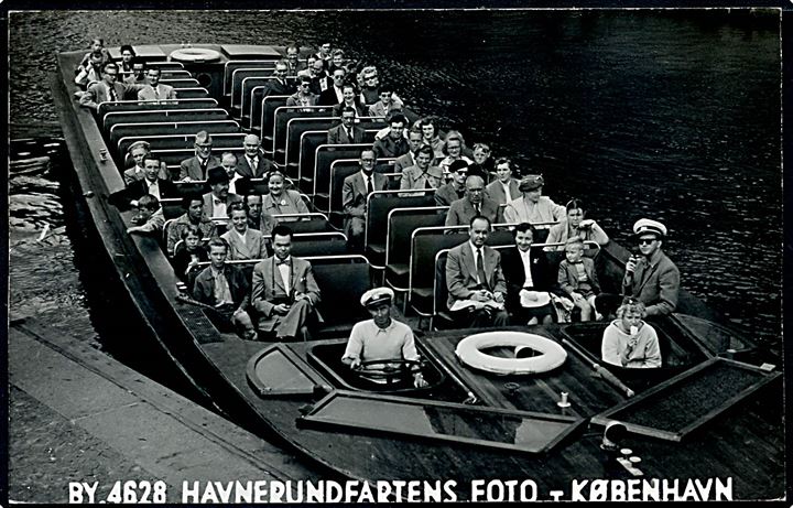 Købh., Havnerundfart. Fotokort Forte no. 4628.