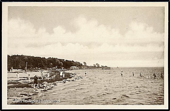 Nysted. Badestranden. Stenders no. 63681.