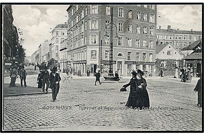 Frederiksberg. Hjørnet af Aaboulevard og Griffenfeldtsgade. Stenders no. 4538.