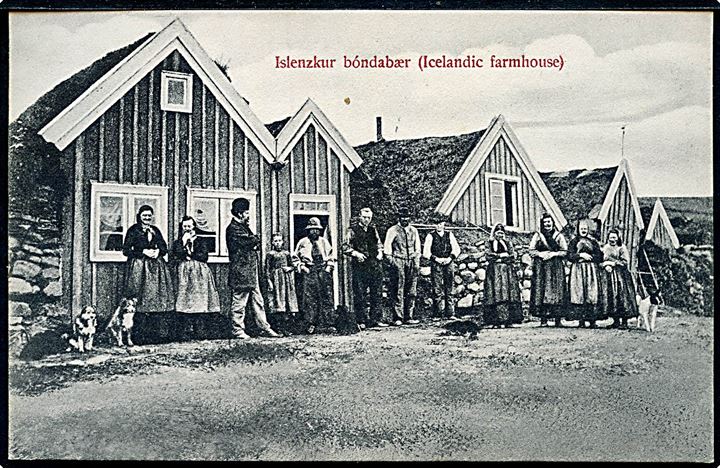 Islandsk Bondehus. Olafur Olafson no. 27284.