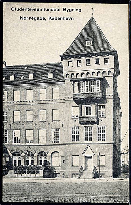 Købh., Nørregade med Studentersamfundets Bygning. N.K. no. 627.