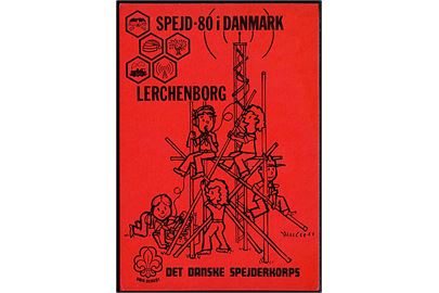 Jørgen Weirsøe: Spejd 80 i Danmark. Lerchenborg. Det danske spejderkorps. U/no.