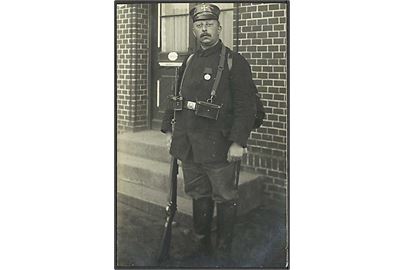 Tysk soldat fra I verdenskrig. Fotokort u/no. 