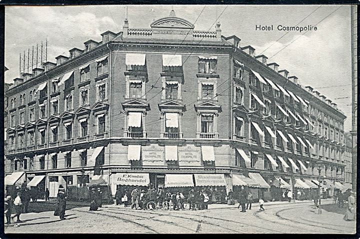 Store Kongensgade 1 hj. Kongens Nytorv med Hotel Cosmopolite. Sk. B. & Kf. no. 2664. Kvalitet 9