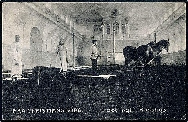 Christiansborg, i det kgl. Ridehus. Stenders no. 10869. Kvalitet 7
