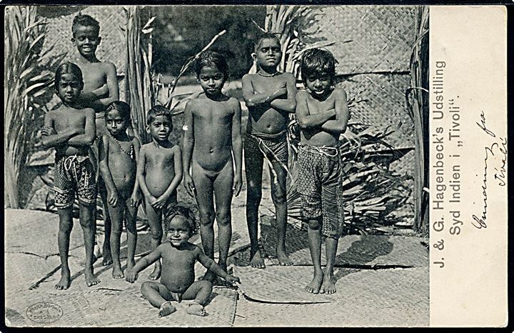 Tivoli. J. & G. Hagenbeck’s udstilling “Syd-Indien i Tivoli” 1904. U/no. Kvalitet 8