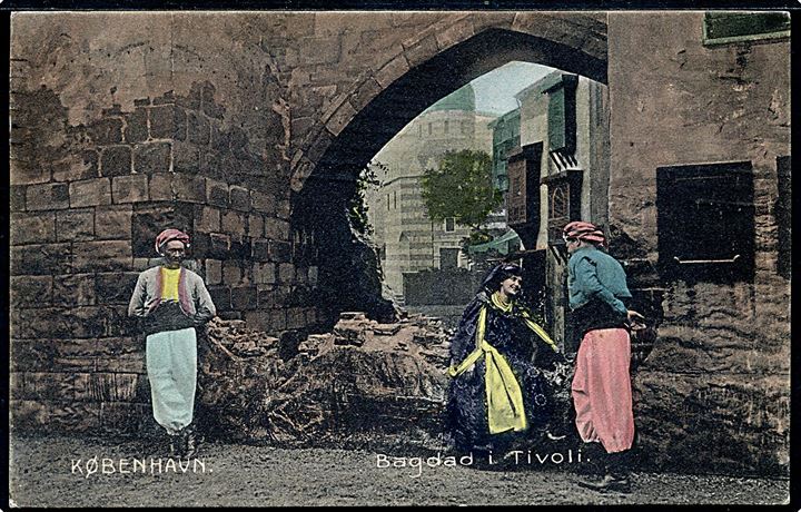Tivoli. Bagdad i Tivoli 1907. Stenders no. 11124. Kvalitet 8