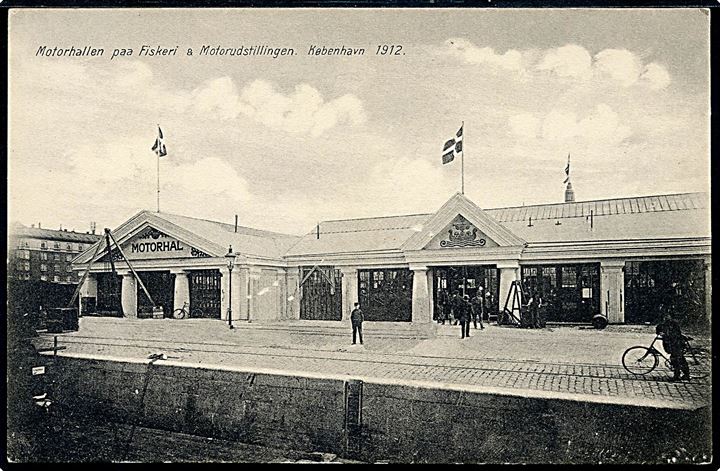Islands Brygge Fiskeri og Motorudstillingen 1912, Motorhallen. U/no. Kvalitet 8