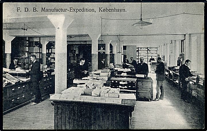 Njalsgade, F.D.B. Manufactur-Expedition. F.D.B. u/no. Kvalitet 8