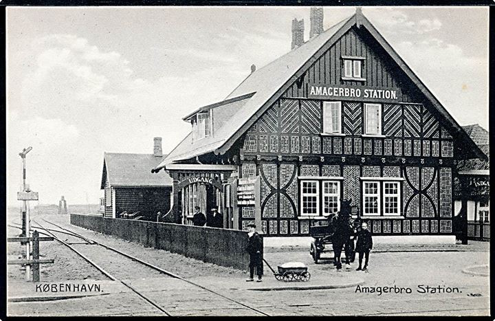 Amagerbro station. Stenders no. 12716. Kvalitet 9