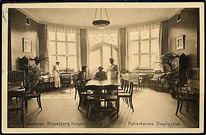 Bispebjerg Hospital, Patienternes Dagligstue. Stenders no. 34994. Kvalitet 8