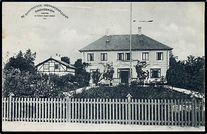 Farum, De Samvirkende Menighedsplejers Sommer-hjem. Westergaard u/no. Anvendt 1929. Kvalitet 8