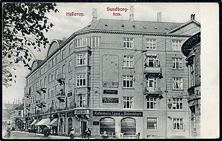 Hellerup, Strandvejen 96-98 “Sundborghus”. V. Qvisthoff no. 3279. Kvalitet 8