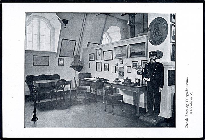 Dansk Post- og Telegrafmuseum, interiør. U/no. Kvalitet 9