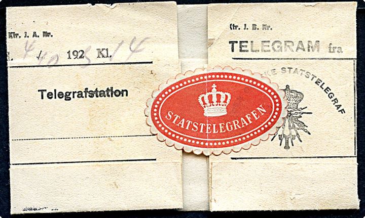 20 øre Chr. X på Telegramformular med konfirmations hilsen fra Skibby d. 4.10.1925 annulleret Skibby d. 5.10.1915 til Eiby pr. Roskilde. 
