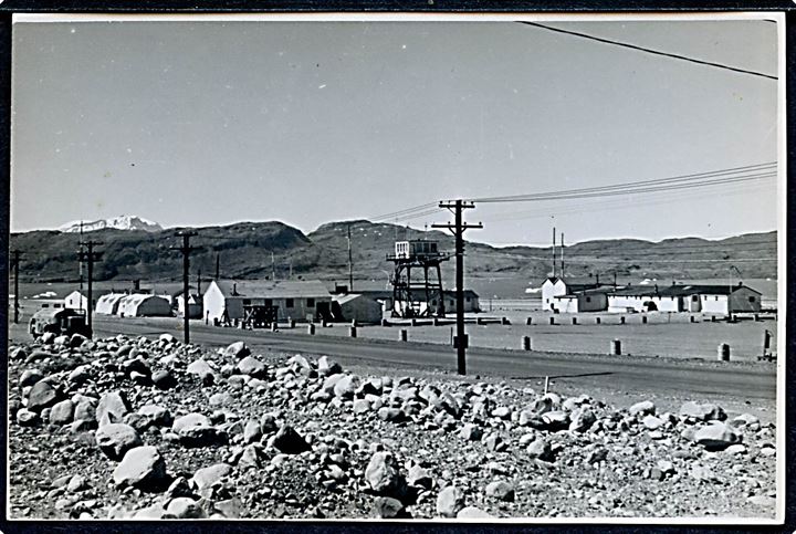 Sdr. Strømfjord Air Base. Fotografi fra den amerikanske base i 1950'erne. 