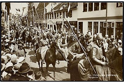 Helsingør, optog ved Jubilæumsfesten med krigerne. J. Chr. Olsen no. 10.