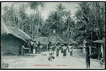 Ceylon, Colombo, Gadeparti. Plâté & Co. no. 29