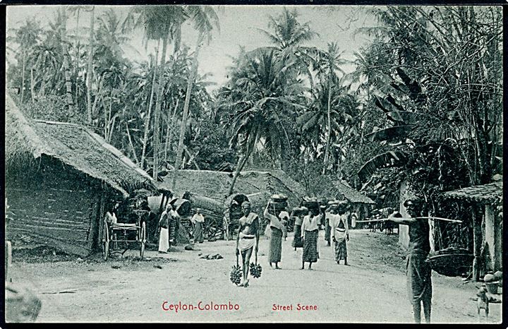 Ceylon, Colombo, Gadeparti. Plâté & Co. no. 29