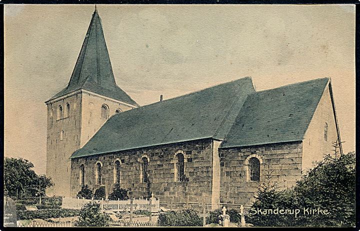 Skanderup kirke. Stenders no. 6771.