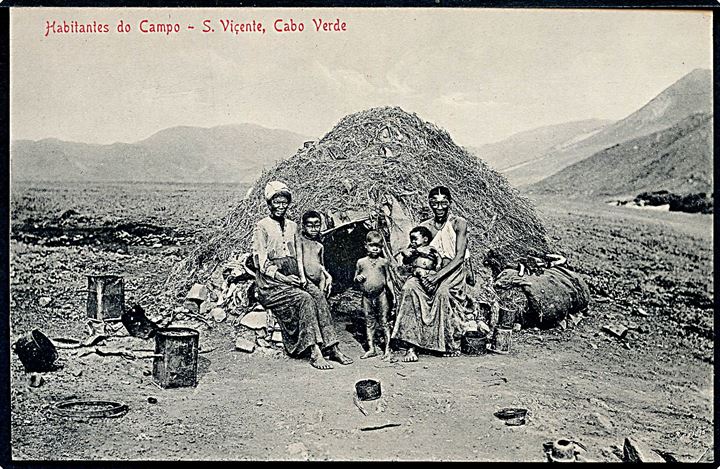 Cabo Verde. Habitantes do Campo - S. Vicente. Bonucci & Frusoni u/no. 
