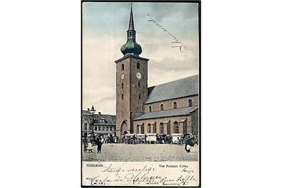 Horsens. Vor Frelser kirke. P. Alstrup no. 2453.