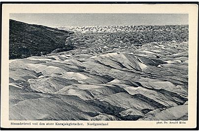 Karajakgletscher i Nordgrønland. Brunner & Co. serie 84 D, no. 11.