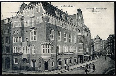 Købh. Kristen Bernikowsgade, Kvindelig Læseforenings bygning. Nathansohns no. 701.