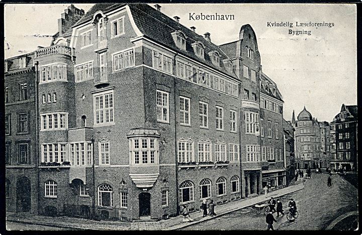 Købh. Kristen Bernikowsgade, Kvindelig Læseforenings bygning. Nathansohns no. 701.