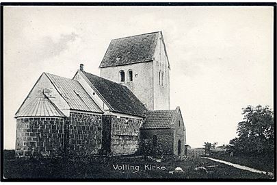 Volling kirke. Stenders no. 6958.