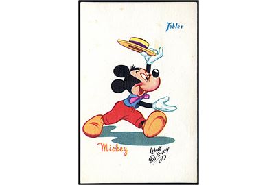 Walt Disney. Mickey Mouse. Fransk reklame for “Tobler” chocolade. Georges Lang, Paris u/no.