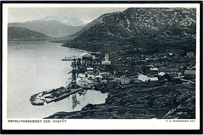 Ivigtut. Kryolithbruddet. H.H. Weidemann/L'Administration du Groenland. 